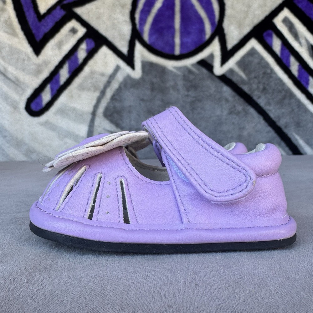 Size 6-12 Month - Baby sandals Purple Jack and Lilly